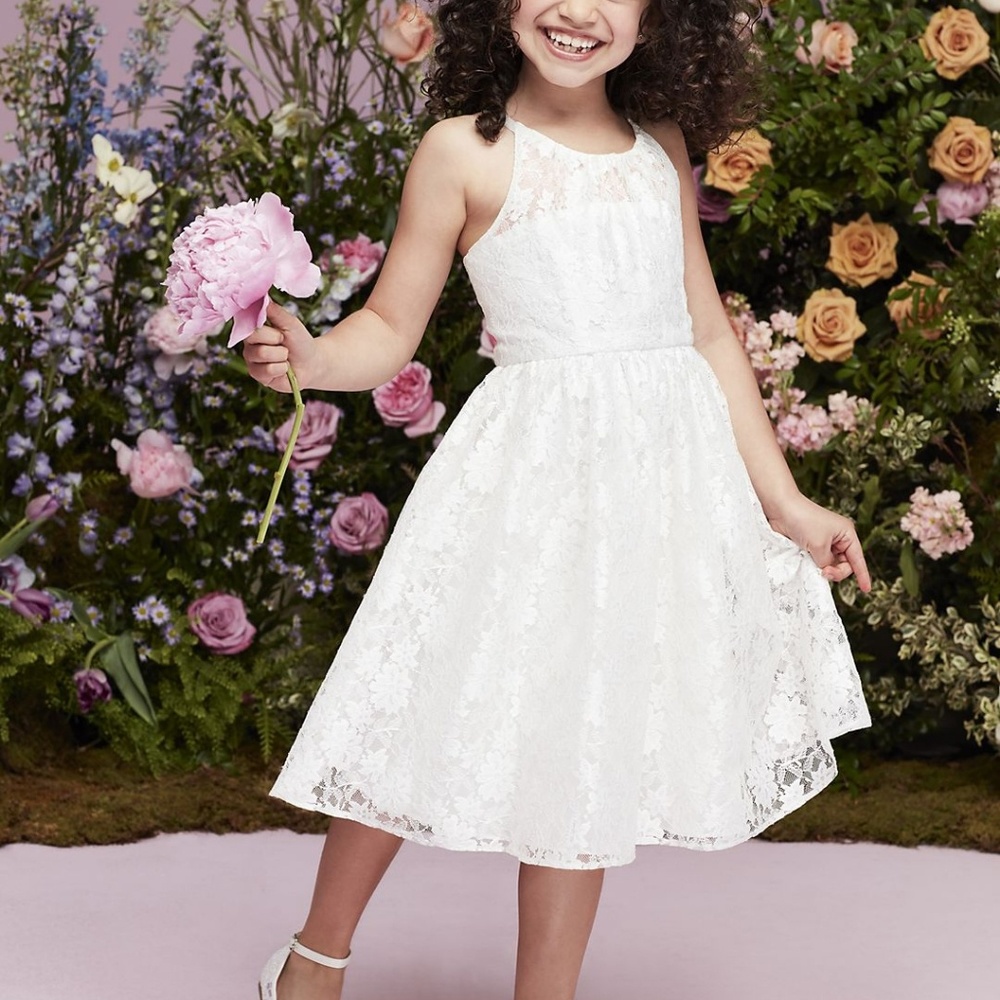 David's Bridal flower girl dress